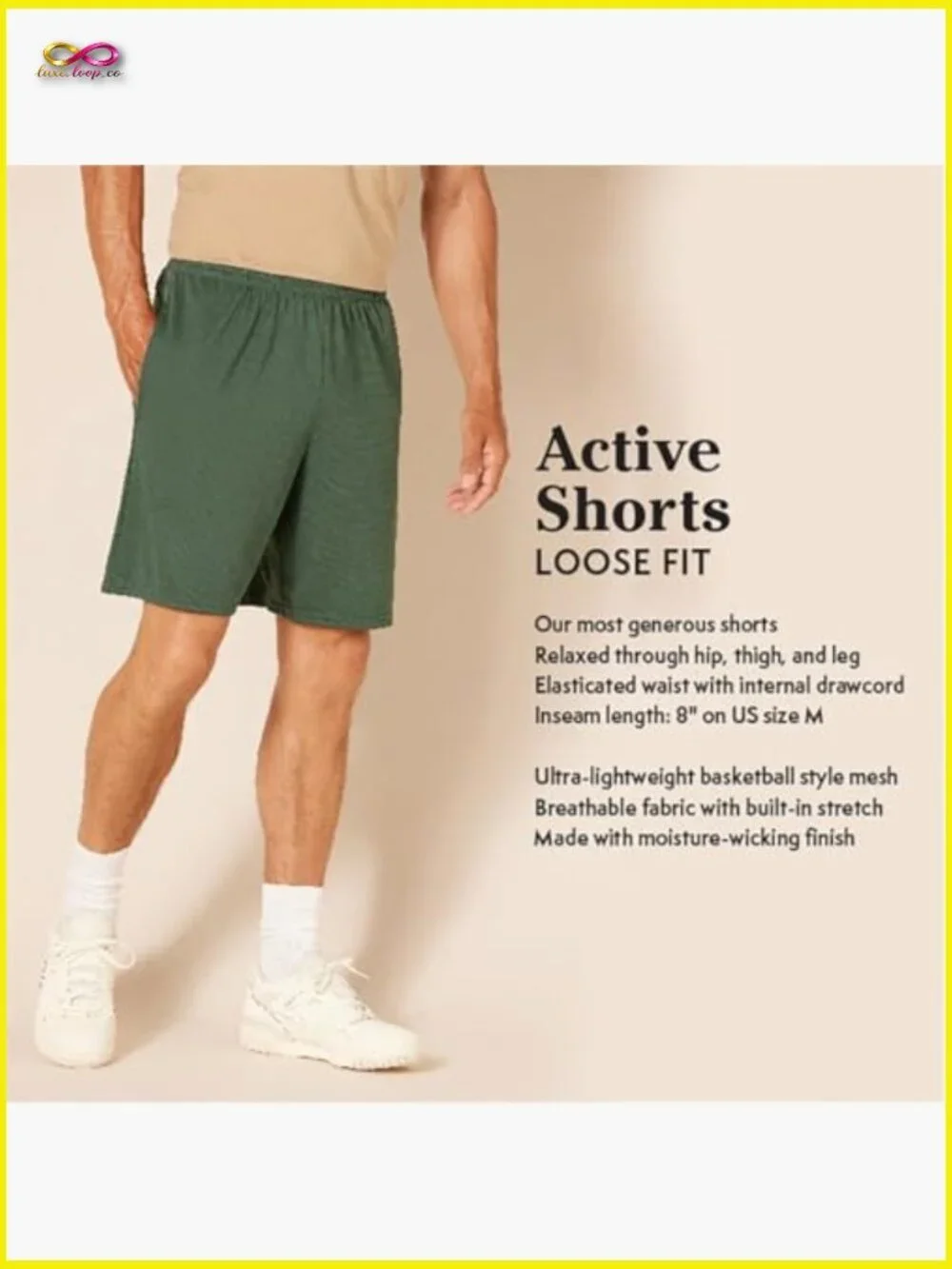 Men's Athletic Basketball Gym Performance Tech Loose-Fit Training Shorts Pack